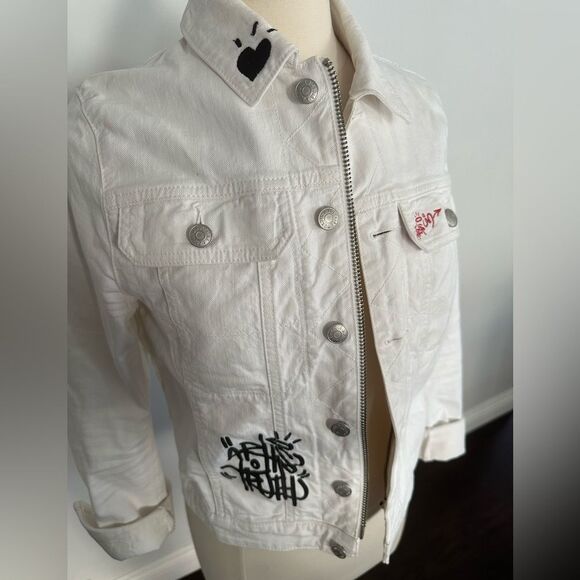 Zadig & Voltaire White Denim Jacket - Picture 6 of 12